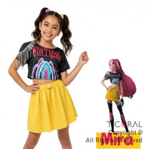 DISFRAZ GUERRERAS K POP MIRA POLLERA (1005) TALLE 2 x 1